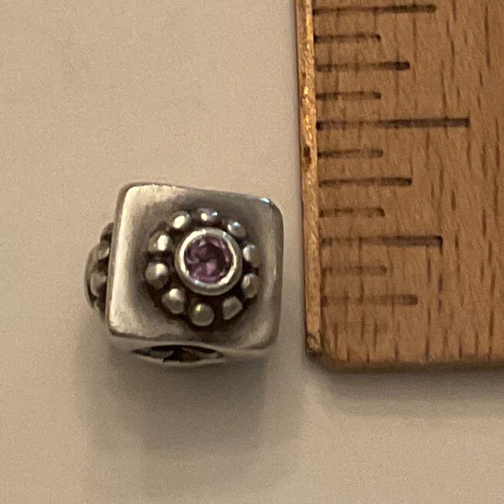 Pandora Retired Triangular Triple 3 Sided Rare Be… - image 4